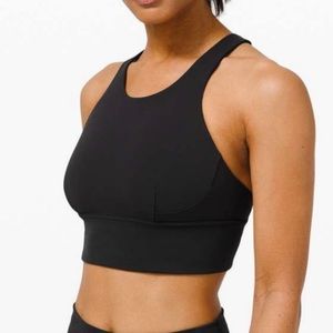 Lululemon Wunder Train Long-Line Bra Black